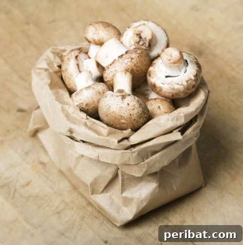 Store Mushrooms in a Paper Bag - 40 DIY Tricks To Make Your Groceries Last As Long As Possible