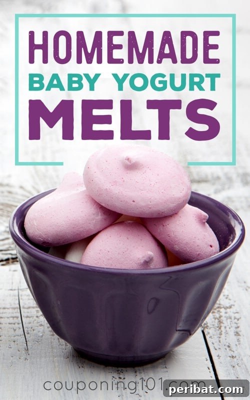 Homemade Baby Yogurt Melts