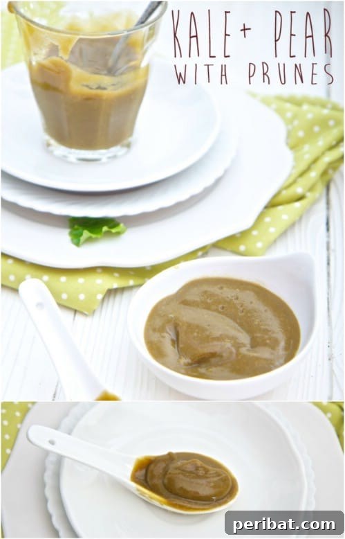 Homemade Pear And Prune Baby Food