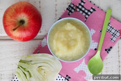 Homemade Apple Fennel Puree