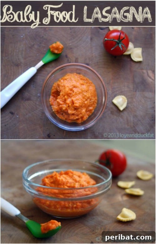 Baby Food Lasagna