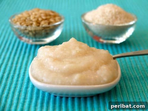 Homemade Brown Rice Baby Cereal