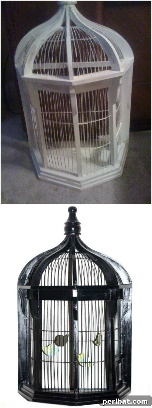 40 Life Changing Spray Paint Transformations 3 Thrift Store Bird Cage Makeover