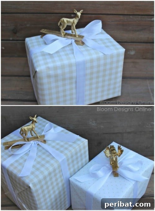 40 Life Changing Spray Paint Transformations 24 DIY Gift Toppers