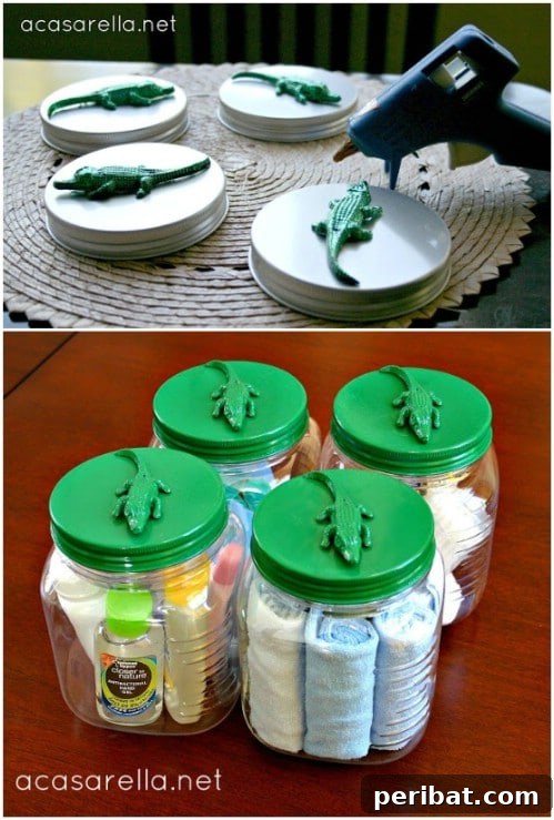 40 Life Changing Spray Paint Transformations 26 Alligator Jars