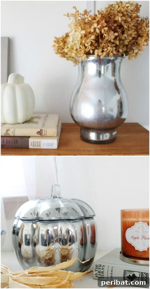 40 Life Changing Spray Paint Transformations 9 DIY Mercury Glass Vase