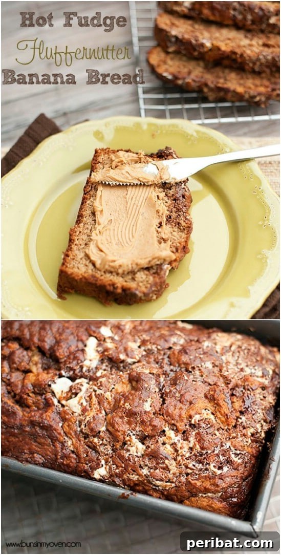 Fluffernutter Banana Bread