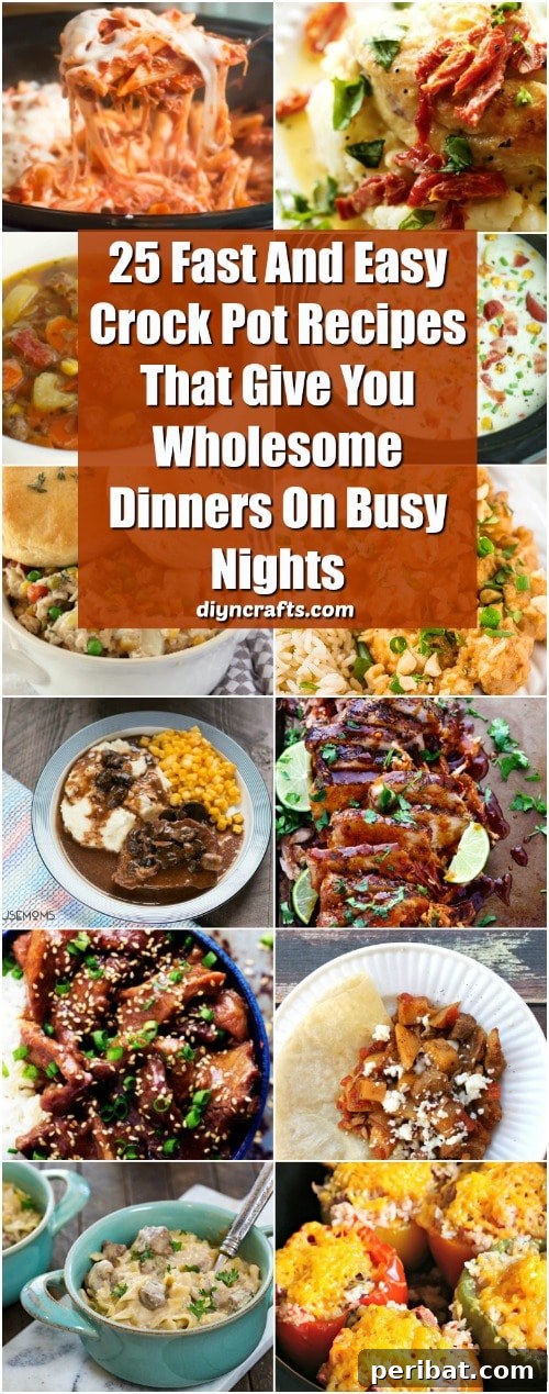 25 Effortless & Wholesome Crock-Pot Dinners 2 25 Fast And Easy Crock-Pot Recipes That Give You Wholesome Dinners