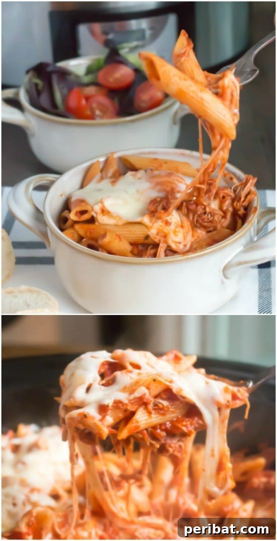 25 Effortless & Wholesome Crock-Pot Dinners 19 Crock Pot Chicken Parmesan With Pasta
