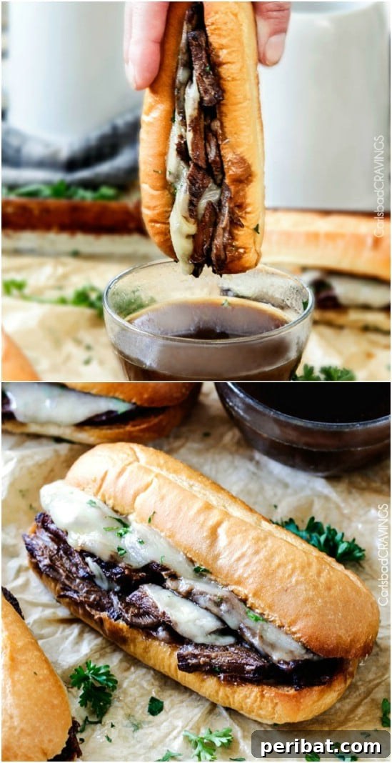25 Effortless & Wholesome Crock-Pot Dinners 7 Tender French Dip Sandwiches