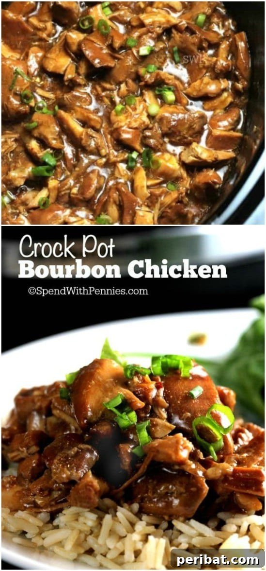 25 Effortless & Wholesome Crock-Pot Dinners 9 Crock Pot Bourbon Chicken