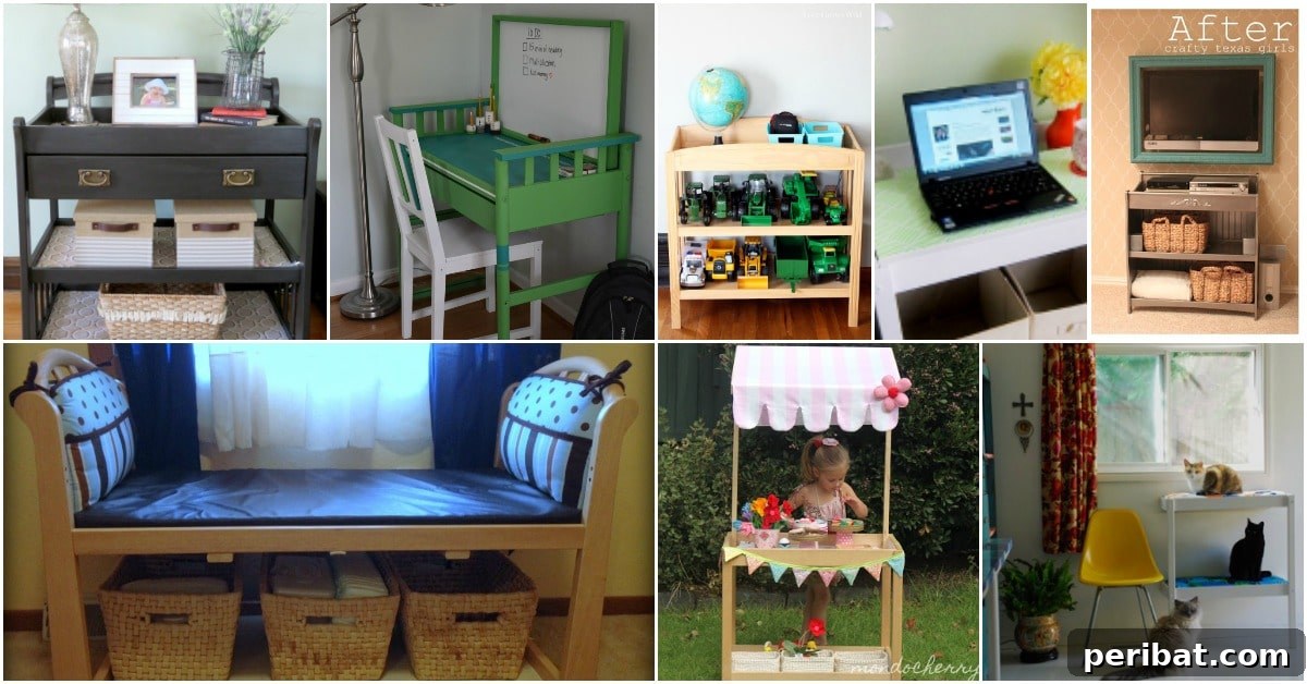 Creative ways to repurpose baby changing tables