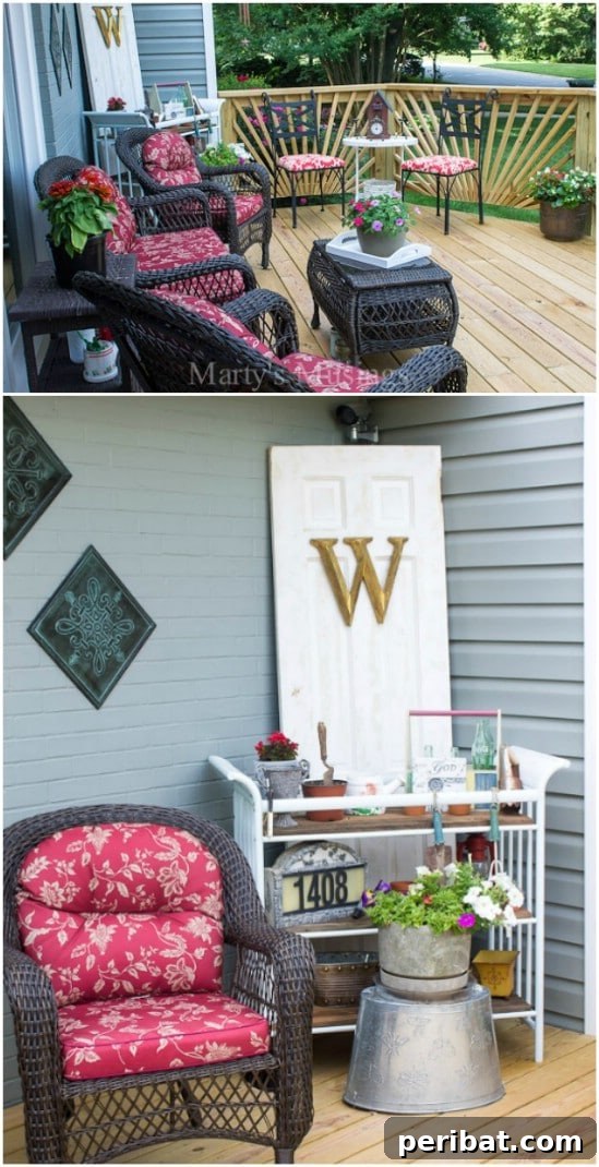 Garden cart from a repurposed changing table