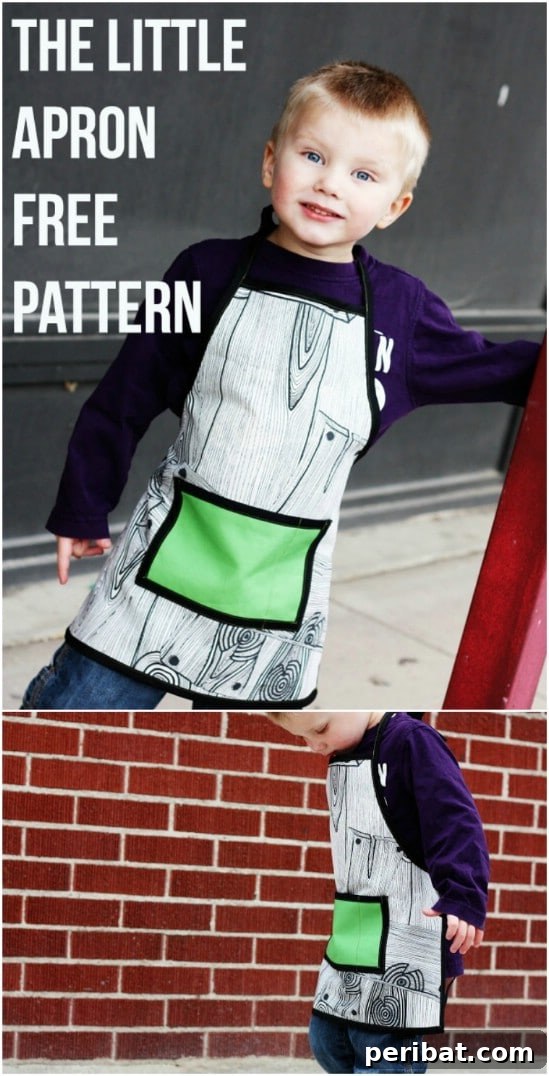 Easy DIY Toddler’s Apron
