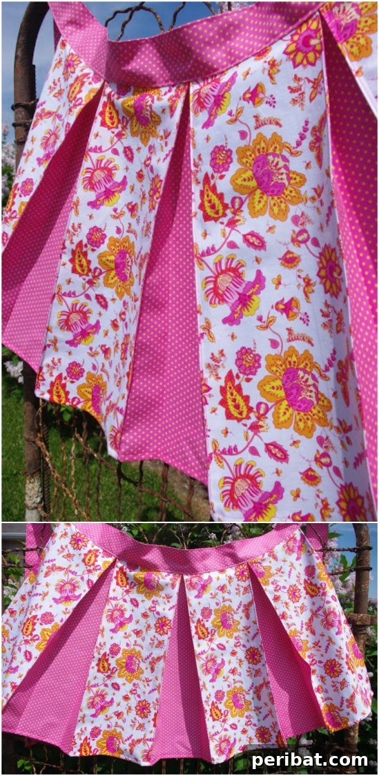 DIY Pleated Apron
