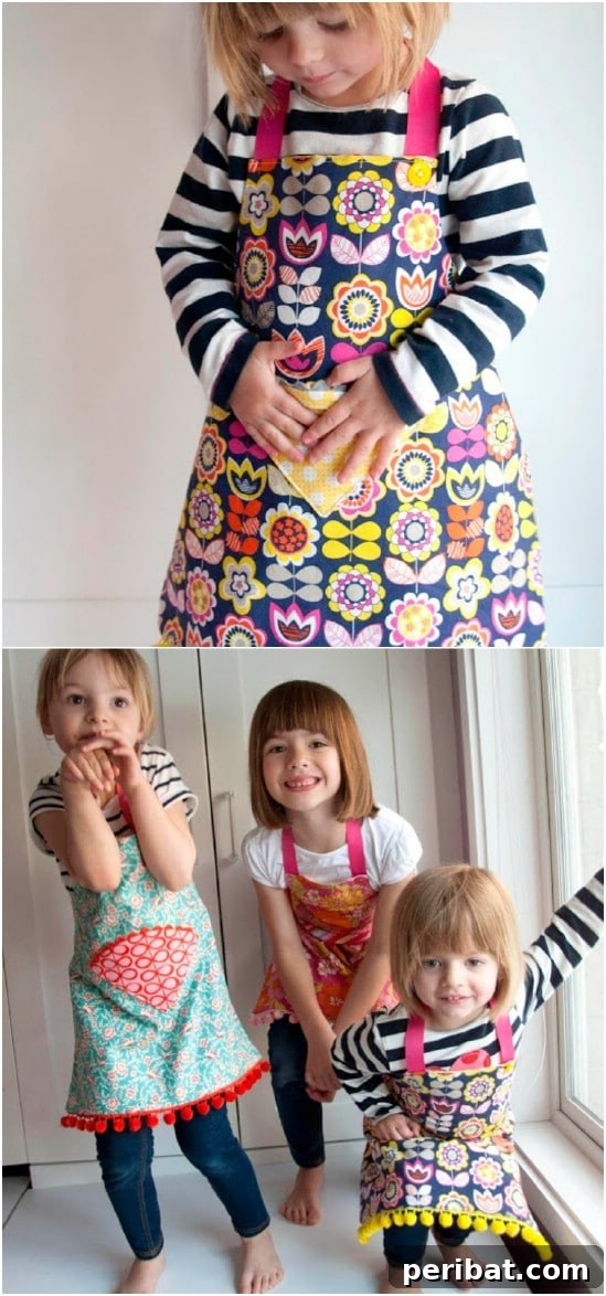 DIY Child’s Fat Quarter Apron