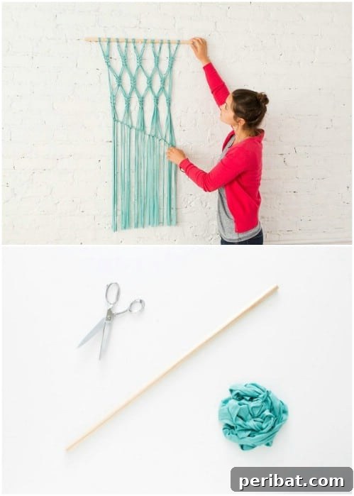 Easy DIY Macramé Wall Hanging