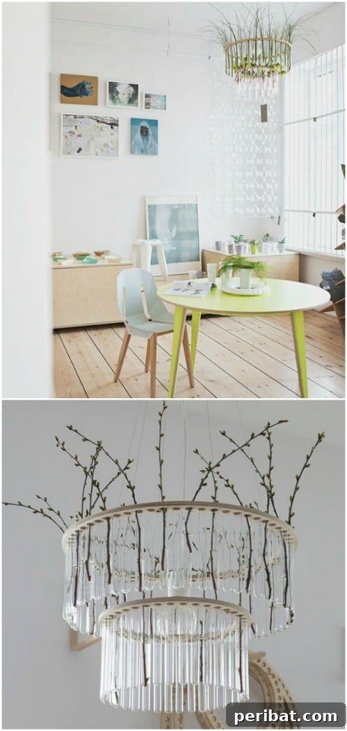 Test Tube Chandelier
