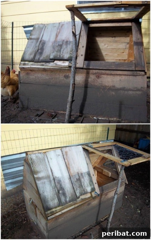 Weekend Chicken Coops: 20 Free DIY Plans for Quick Builds 13 Compact and versatile easy DIY chicken coop, suitable for small spaces.