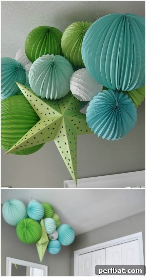 Paper Lantern Crib Mobile