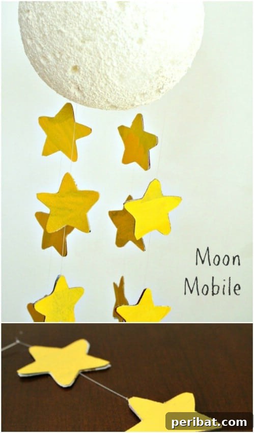 Moon Craft Crib Mobile