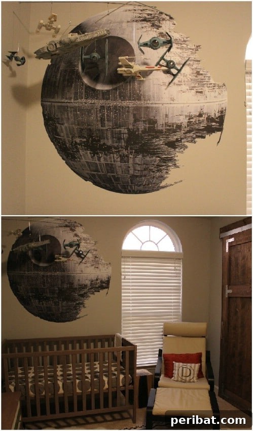 DIY White Wire Circle Mobile