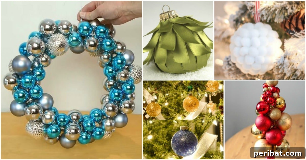 Sparkling Second Acts for Your Broken Christmas Decor 3 10 Brilliant And Festive Ways To Upcycle Broken Christmas Ornaments