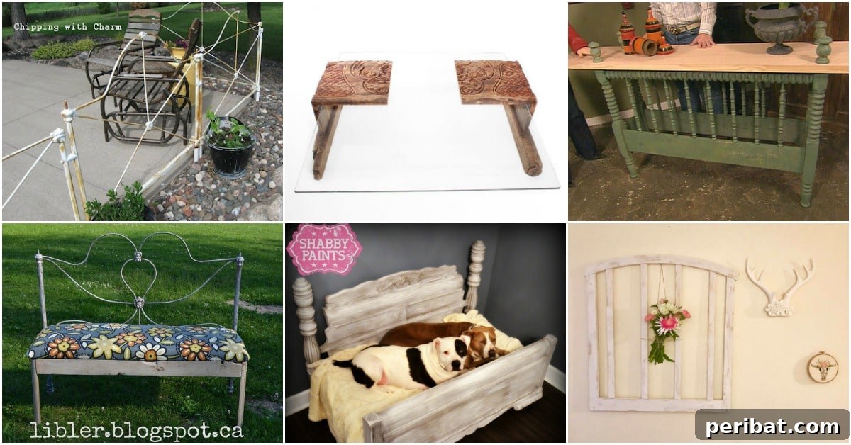 15 Ingenious Makeovers for Old Bed Frames 2 Creative Ways to Upcycle Old Bed Frames