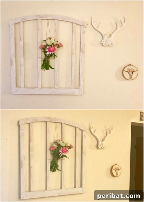 15 Ingenious Makeovers for Old Bed Frames 16 Rustic Wall Art from Old Bed Frame