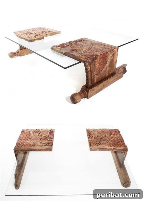 15 Ingenious Makeovers for Old Bed Frames 9 Coffee Table from Repurposed Bed Frame