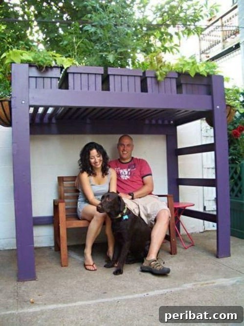 15 Ingenious Makeovers for Old Bed Frames 10 Bunk Bed Frame Planter and Bench Combo