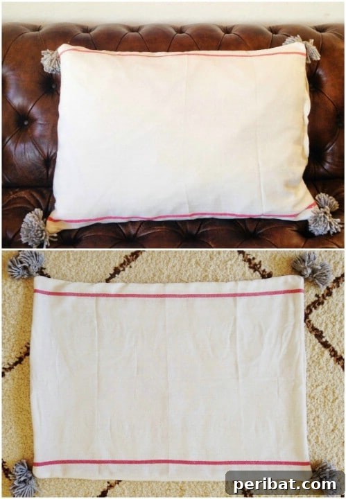 Shabby IKEA Napkin Pillowcase Hack