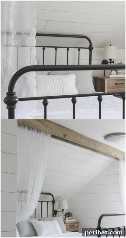No Sew Ruffled Bed Skirt
