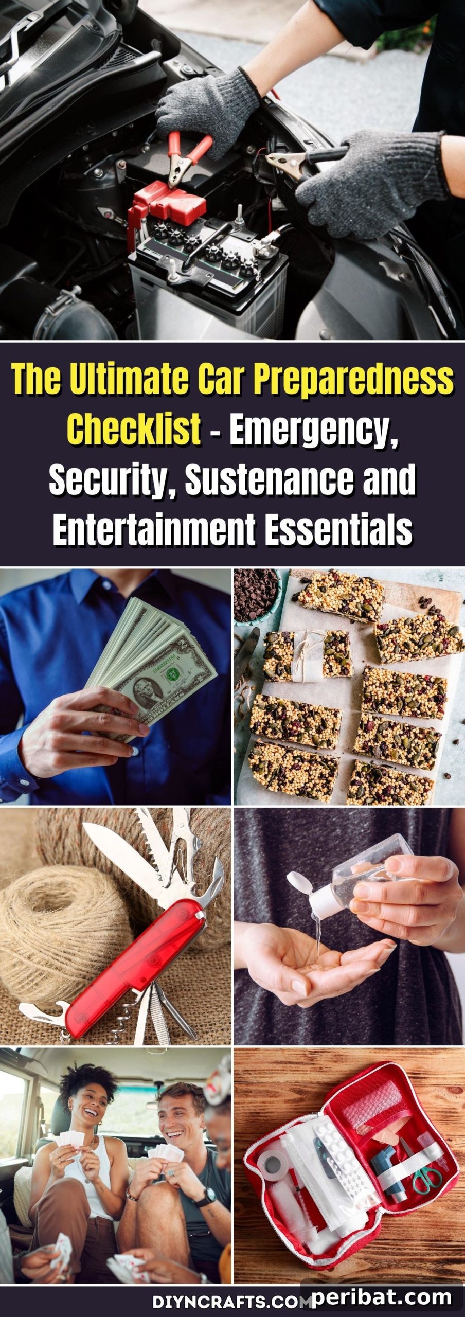 The Definitive Vehicle Readiness Kit: Essentials for Safety, Survival, and Enjoyment on the Road 2 The Ultimate Car Preparedness Checklist - Emergency, Security, Sustenance and Entertainment Essentials