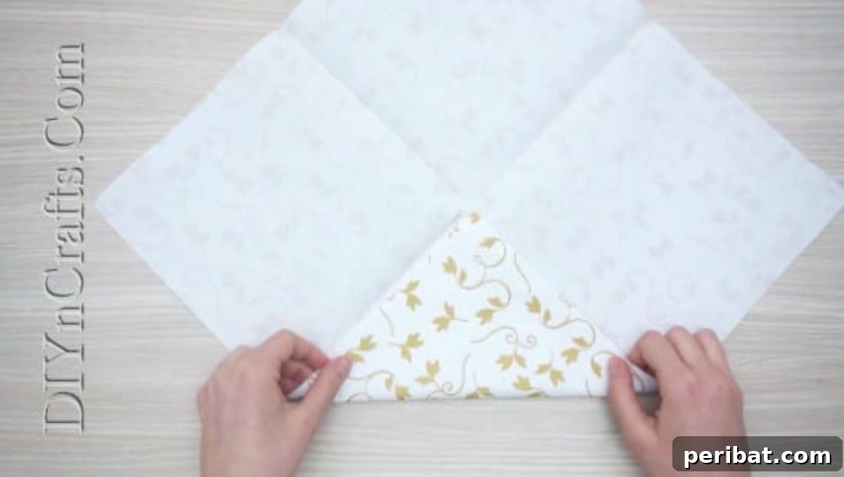 Festive Folds: 5 Simple Christmas Napkin Designs 11 Ornamental Flower - How to Fold These 5 Easy and Decorative Christmas Napkins