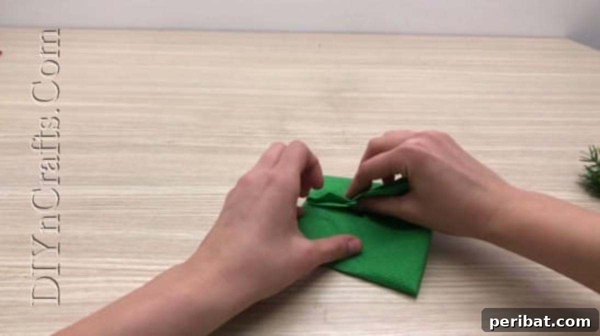 Festive Folds: 5 Simple Christmas Napkin Designs 26 Christmas Cheer - How to Fold These 5 Easy and Decorative Christmas Napkins