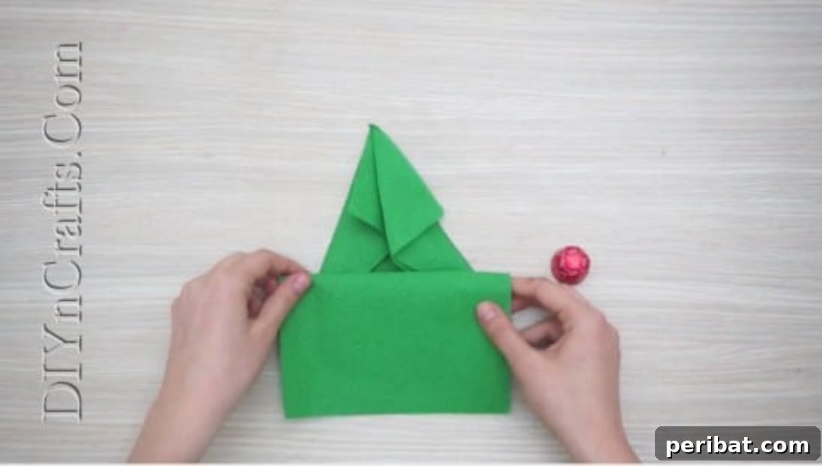 Festive Folds: 5 Simple Christmas Napkin Designs 6 Christmas Tree - How to Fold These 5 Easy and Decorative Christmas Napkins