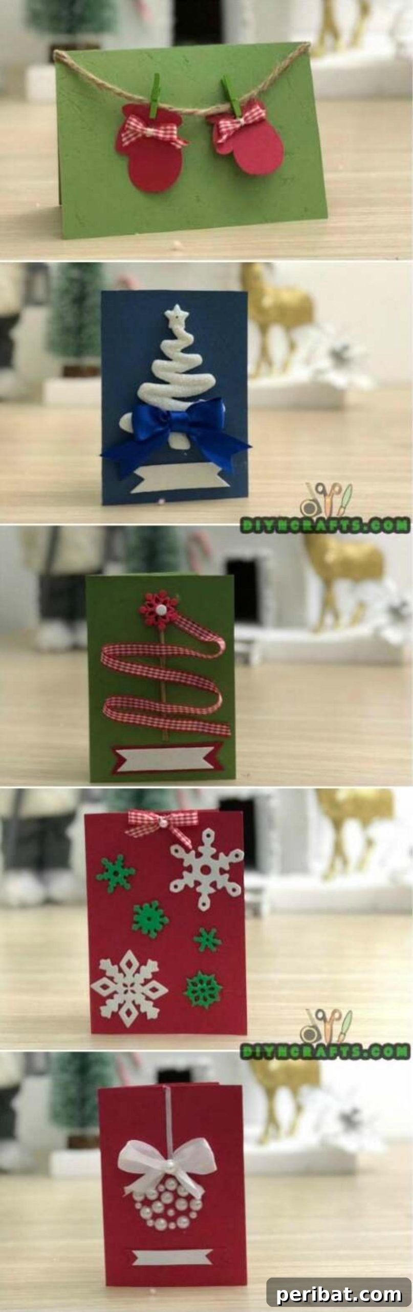 Send Your Season’s Greetings In Style With These 5 DIY Christmas Cards collage