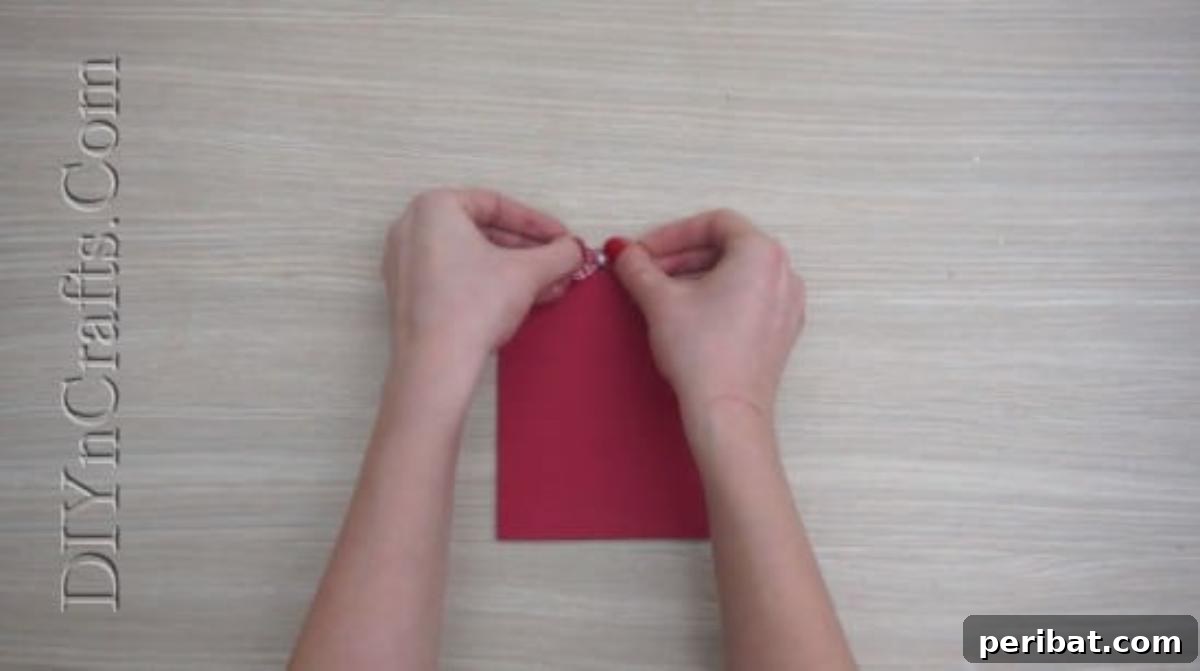 Snowflake Card - Send Your Season’s Greetings In Style With These 5 DIY Christmas Cards