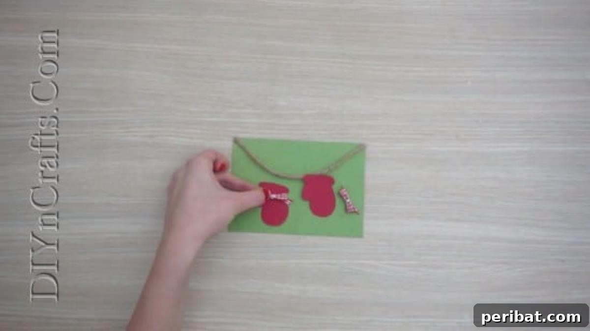 Mittens Card - Send Your Season’s Greetings In Style With These 5 DIY Christmas Cards