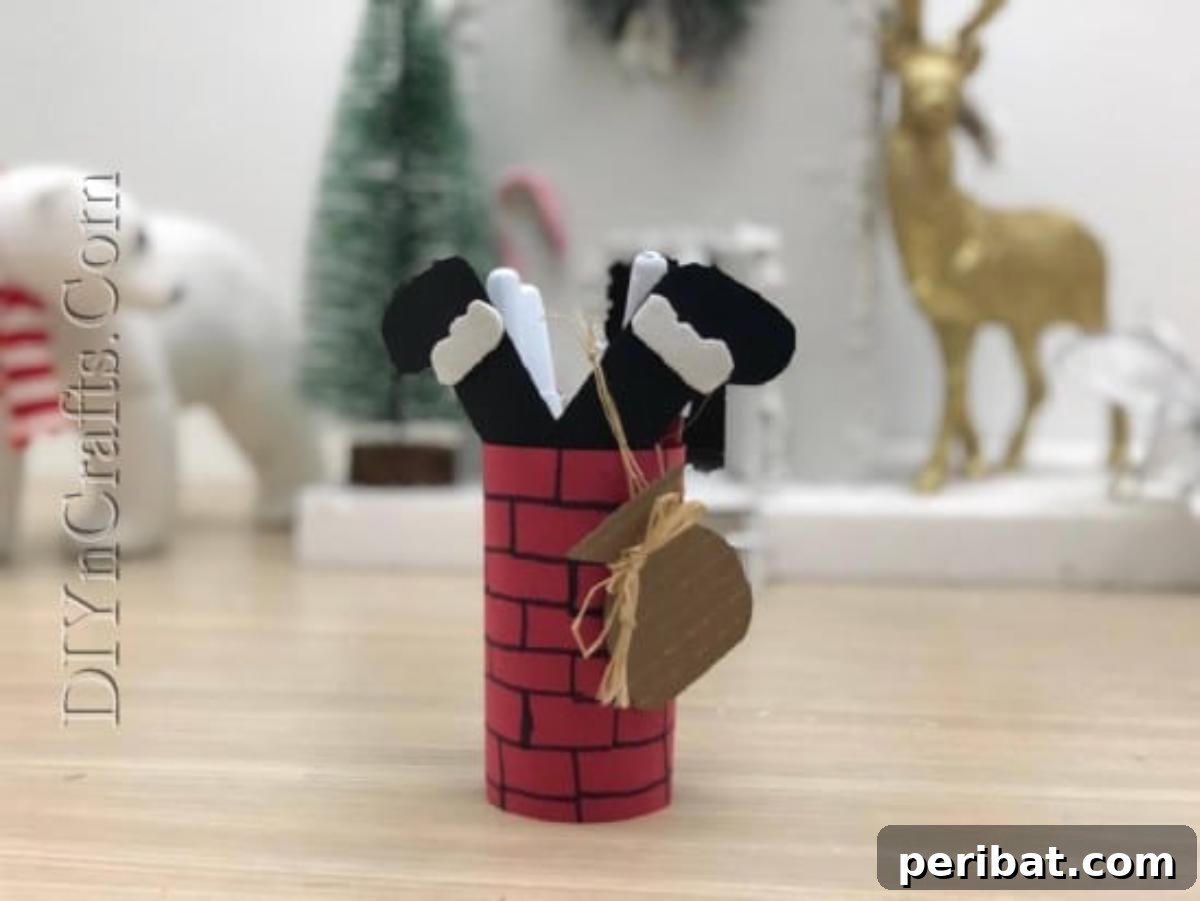 5 Simple Yet Stunning DIY Christmas Crafts 24 Santa Down the Chimney - 5 Brilliantly Creative DIY Christmas Crafts Anyone Can Make