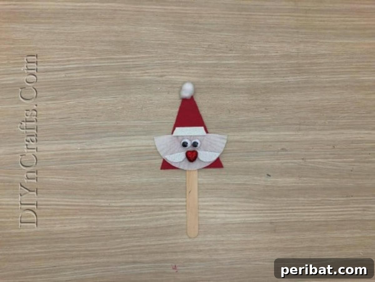 5 Simple Yet Stunning DIY Christmas Crafts 31 Santa Craft Stick - 5 Brilliantly Creative DIY Christmas Crafts Anyone Can Make