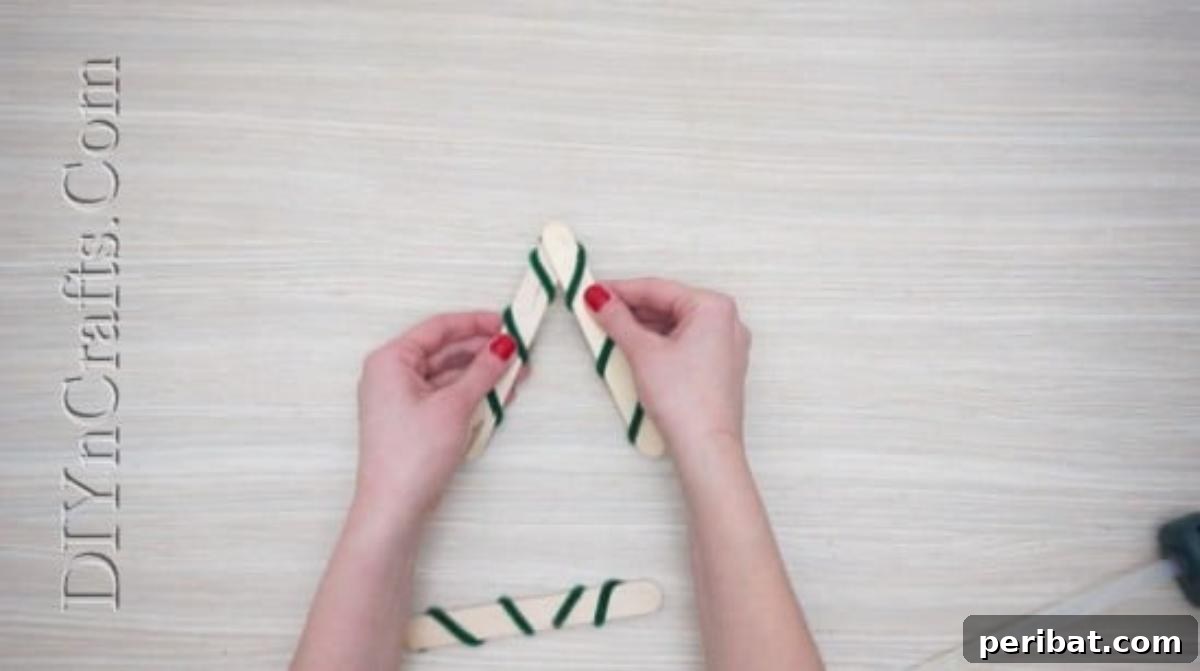 5 Simple Yet Stunning DIY Christmas Crafts 34 Craft Stick Tree - 5 Brilliantly Creative DIY Christmas Crafts Anyone Can Make