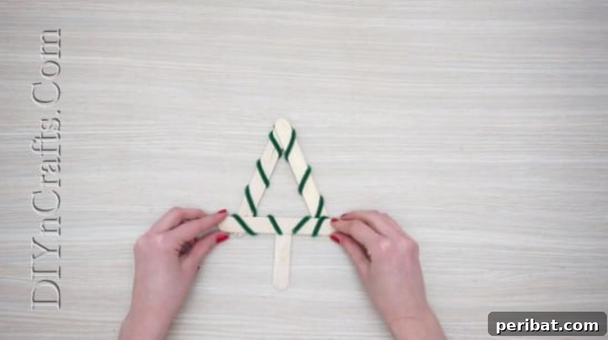 5 Simple Yet Stunning DIY Christmas Crafts 36 Craft Stick Tree - 5 Brilliantly Creative DIY Christmas Crafts Anyone Can Make