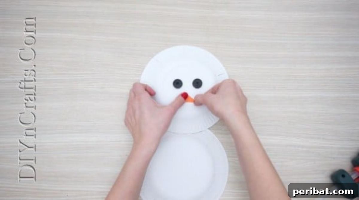 Snowman Plates Craft