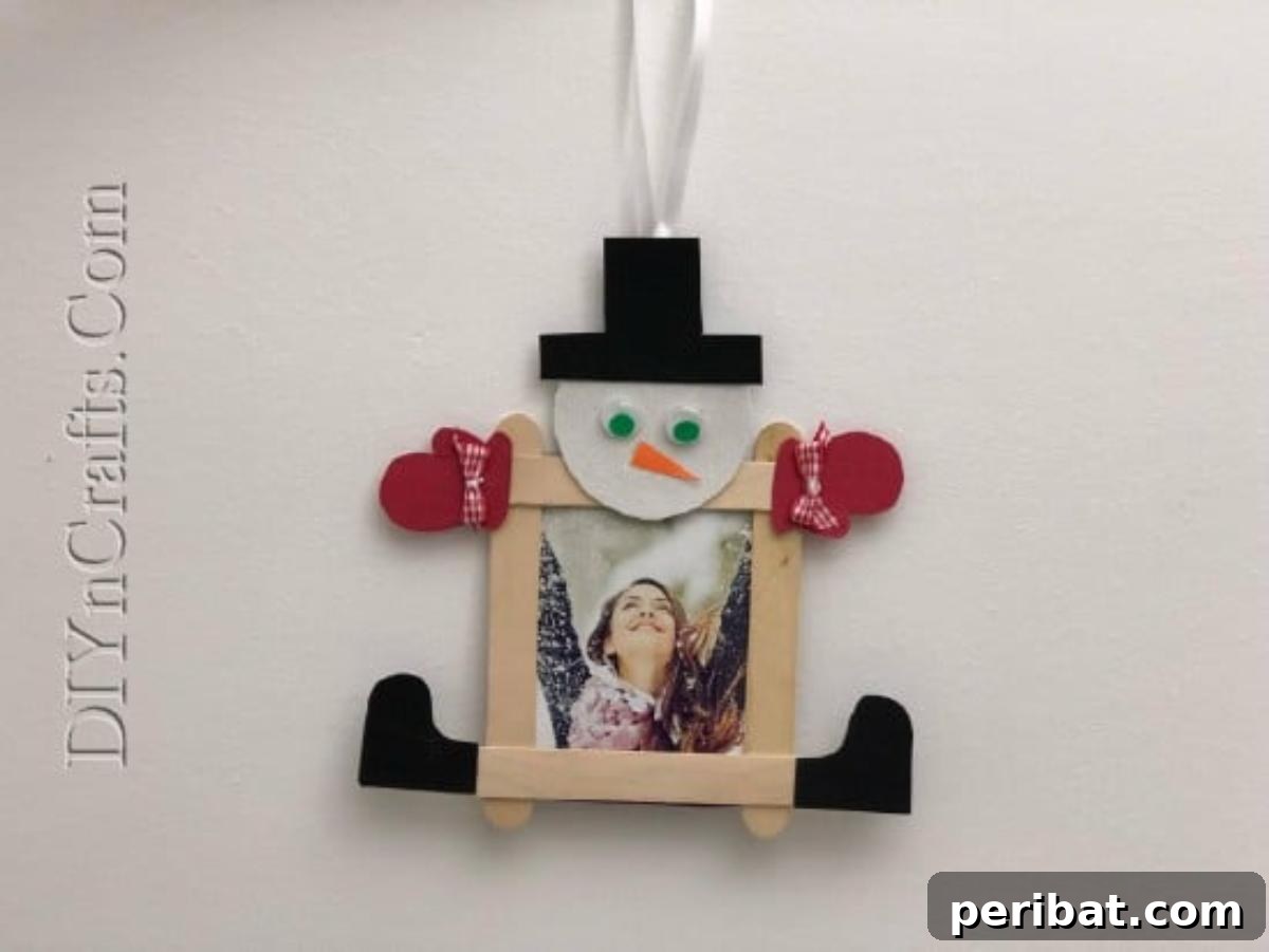 Snowman Picture Frame