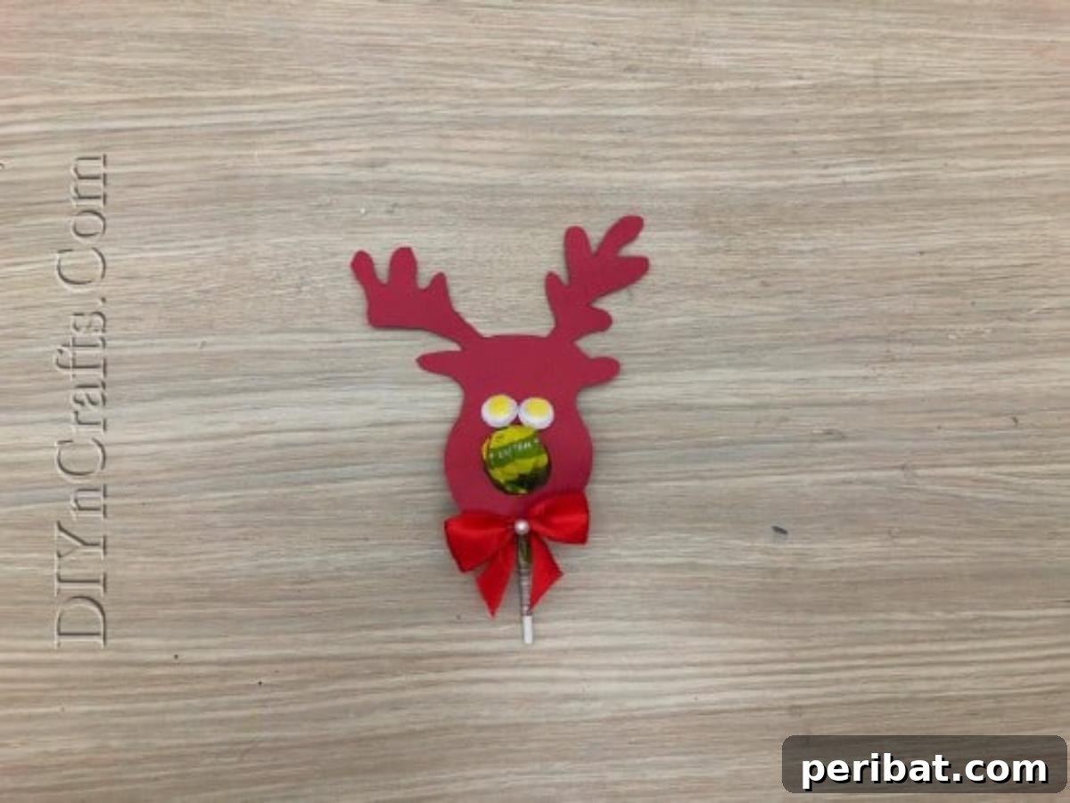 Reindeer Lollipop Craft