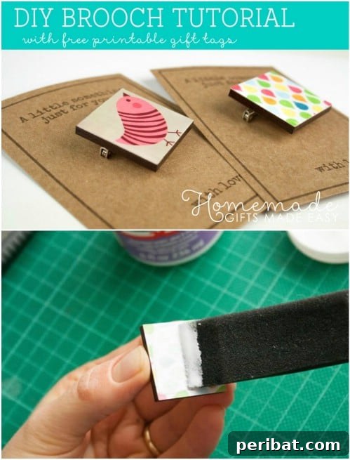 Add A Homemade Brooch