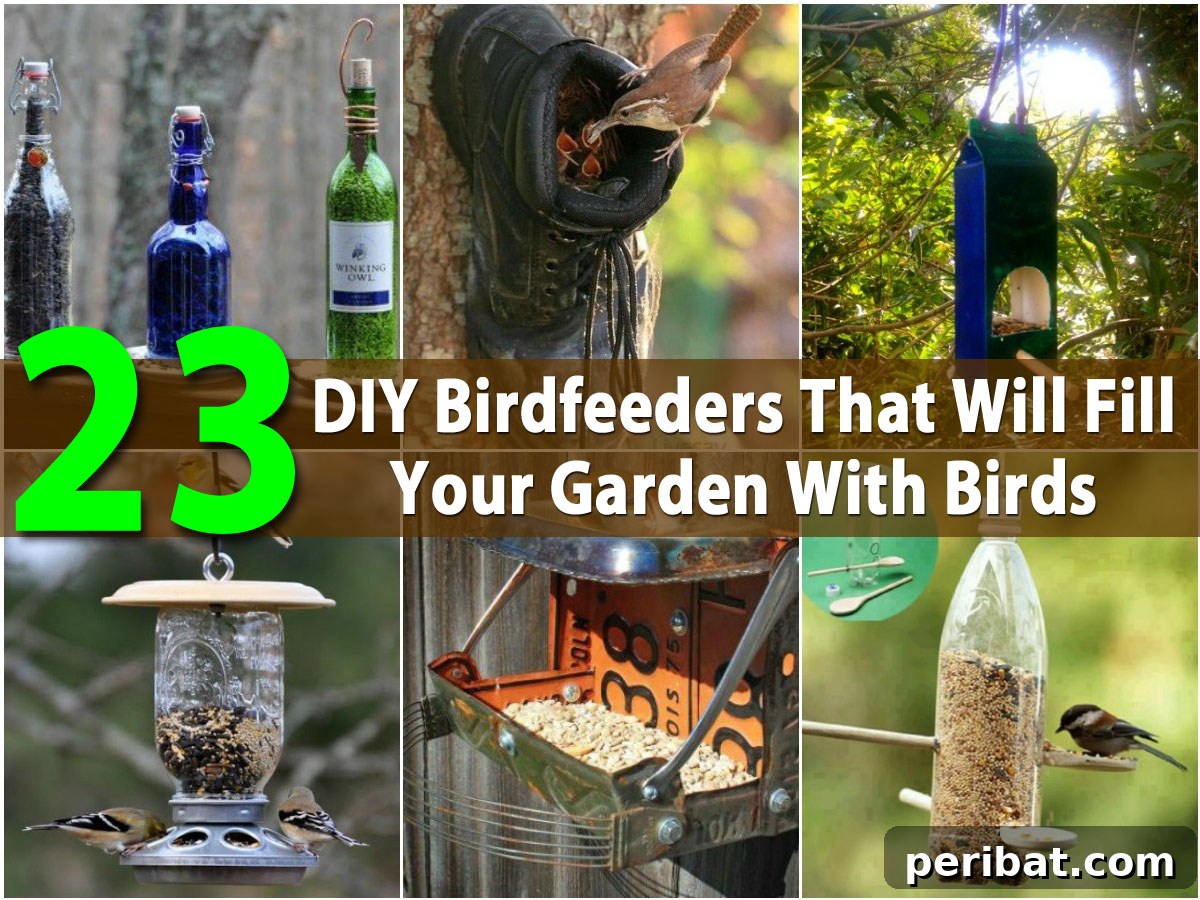 23 Kolay Yemlik Fikriyle Bahçenizi Kuşlarla Şenlendirin 2 bird feeder diy