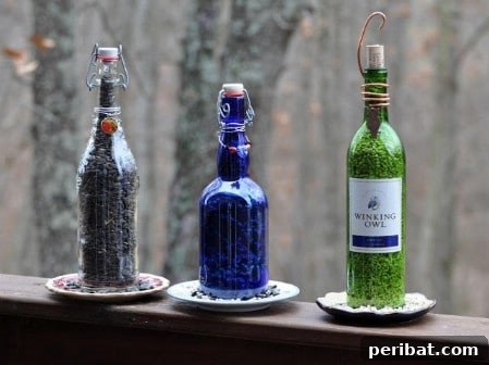 23 Kolay Yemlik Fikriyle Bahçenizi Kuşlarla Şenlendirin 6 Wine Bottle Birdfeeders - 23 DIY Birdfeeders That Will Fill Your Garden With Birds